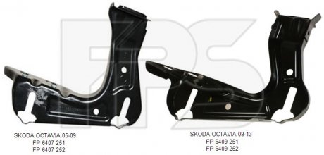 Ремчасть панели Skoda Octavia FPS fp 6409 251