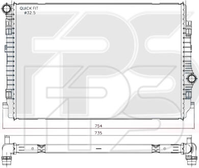Радиатор охлаждения FPS fp 64 a187