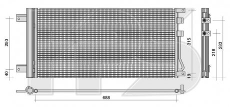 Конденсатор кондиціонера FPS fp 66 k431