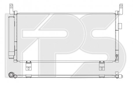 Конденсатор кондиционера Subaru Forester FPS fp 67 k306