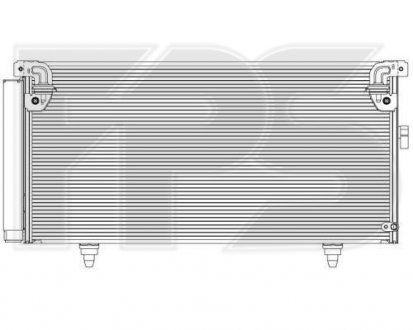 Конденсатор кондиционера Subaru Outback, Legacy FPS fp 67 k491