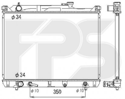 Радіатор охолодження FPS fp 68 a518