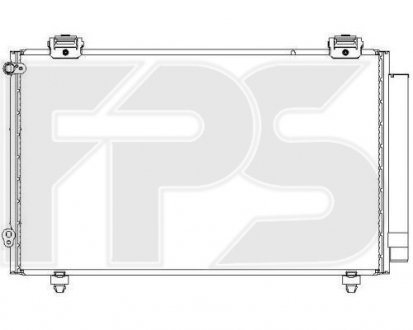 Конденсатор кондиціонера Toyota Corolla FPS fp 70 k451