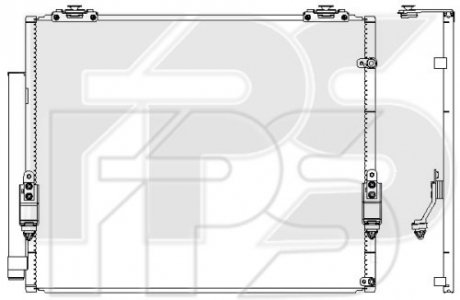 Конденсатор кондиционера Toyota Tundra FPS fp 70 k828