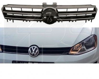 Купить Решетка пластиковая Volkswagen Golf FPS fp 7431 991 (фото1) подбор по VIN коду, цена 1662 грн.