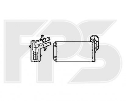 Радиатор печки FPS fp 74 n92