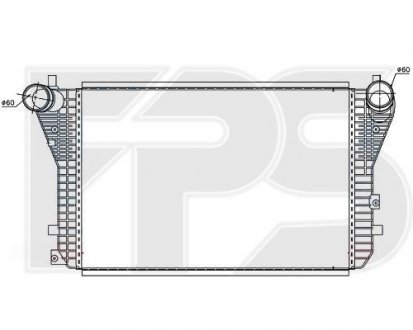 Радиатор наддува FPS fp 74 t110