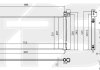 Купити Конденсатор кондиціонера FPS fp 81 k462 (фото1) підбір по VIN коду, ціна 2711 грн.