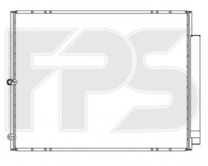 Конденсатор кондиціонера Lexus RX FPS fp 81 k65