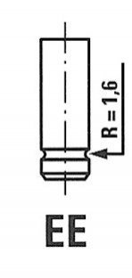 Купить Клапан двигателя Mercedes W124, S124, W202, W210, S202, S210, W140, G-Class FRECCIA r4929/RCR (фото1) подбор по VIN коду, цена 384 грн.