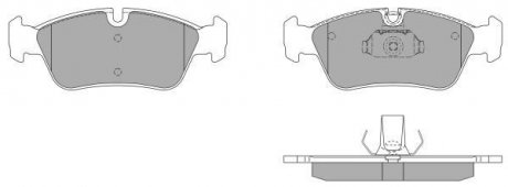 Купити КОЛОДКИ ГАЛЬМІВНІ ПЕРЕДНІ FBP-0741 BMW E36, E46 FREMAX fbp0741 (фото1) підбір по VIN коду, ціна 1959 грн.