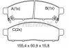 Купить Колодки тормозные передние FBP-0859 (зам.4605A623 / 4605A284 / 4605B158 / 4605B233 / 4605A198 Mitsubishi L200, Pajero FREMAX fbp0859 (фото1) подбор по VIN коду, цена 1470 грн.