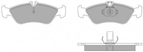 Купити Колодки гальмівні задн FBP-1035 Mercedes G-Class, W901, W902, W903, Volkswagen LT, Mercedes W904, W909 FREMAX fbp1035 (фото1) підбір по VIN коду, ціна 1470 грн.