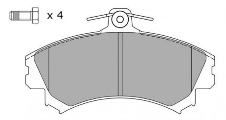 Купити КОЛОДКИ ГАЛЬМІВНІ ПЕРЕДНІ FBP-1041 Mitsubishi Carisma, Volvo S40, V40, Mitsubishi Space Star, Smart Forfour, Mitsubishi Colt FREMAX fbp1041 (фото1) підбір по VIN коду, ціна 1418 грн.