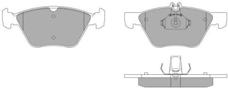 Купити КОЛОДКИ ГАЛЬМІВНІ Mercedes W210, S210, CLK-Class, W212, W211, S211 FREMAX fbp-1047 (фото1) підбір по VIN коду, ціна 1076 грн.