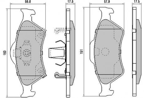 Купить Колодки тормозные задние FBP-1160-01 Toyota Yaris FREMAX fbp116001 (фото1) подбор по VIN коду, цена 1435 грн.