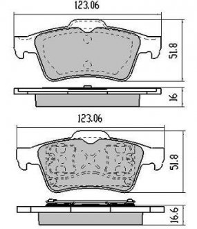 Купить Колодки тормозные задние FBP-1254 Jaguar XF, Volvo C30, C70, Mazda 3, Volvo S40, V50, SAAB 9-3, Jaguar XK, Ford Transit, Renault Laguna, Nissan Primera FREMAX fbp1254 (фото1) подбор по VIN коду, цена 1165 грн.