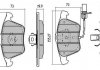 Купить Колодки тормозные передние FBP-1302-01 Volkswagen Golf, Audi A8, A6, A4 FREMAX fbp130201 (фото1) подбор по VIN коду, цена 2153 грн.