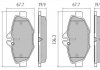 Купити КОЛОДКИ ГАЛЬМІВНІ ПЕРЕДНІ FBP-1304 Mercedes S211, W211, W212 FREMAX fbp1304 (фото1) підбір по VIN коду, ціна 2117 грн.