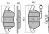 Купити КОЛОДКИ ГАЛЬМІВНІ ПЕРЕДНІ FBP-1351 Volkswagen Passat, Seat Ibiza, Leon, Volkswagen Touran, Caddy, Golf, Skoda Octavia, Superb, Volkswagen Jetta, Skoda Roomster, Audi A3 FREMAX fbp1351 (фото1) підбір по VIN коду, ціна 2021 грн.