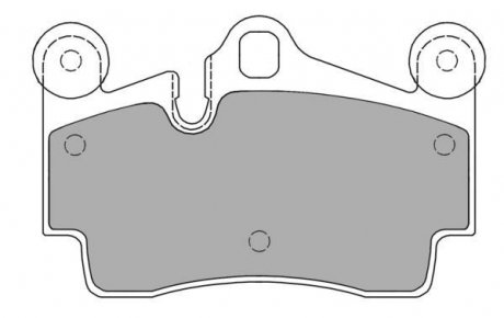 Купить Колодки тормозные задние FBP-1359 Audi Q7, Porsche Cayenne, Volkswagen Touareg FREMAX fbp1359 (фото1) подбор по VIN коду, цена 1890 грн.