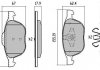 Купить Колодки тормозные передние FBP-1362 Ford C-Max, Kuga, Mazda 5, Volvo C30, C70, Mazda 3, Volvo S40, V50, Ford Focus, Hyundai I30, Volvo V40 FREMAX fbp1362 (фото1) подбор по VIN коду, цена 1733 грн.