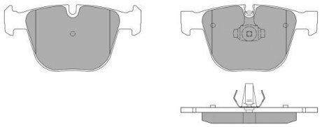 Купить Колодки тормозные задние FBP-1391 BMW X6, X5, E82, E65, E66, E60, E61, E63, E64, E92, E90, E93 FREMAX fbp1391 (фото1) подбор по VIN коду, цена 1518 грн.