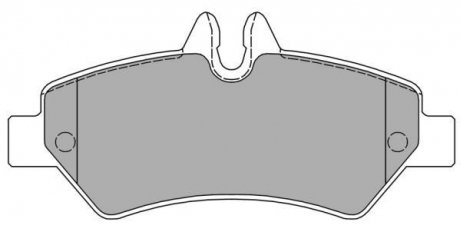 Колодки гальмівні задн FBP-1521 FREMAX fbp1521