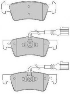 Купить Колодки тормозные задние FBP-1552 Volkswagen Touareg FREMAX fbp1552 (фото1) подбор по VIN коду, цена 3875 грн.