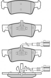 Купить Колодки тормозные задние FBP-1553 Volkswagen Transporter, Touareg, Multivan FREMAX fbp1553 (фото1) подбор по VIN коду, цена 2761 грн.