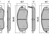 Купити КОЛОДКИ ГАЛЬМІВНІ ПЕРЕДНІ FBP-1555 KIA Sorento, SsangYong Korando, Hyundai Santa Fe, Genesis, SsangYong Actyon FREMAX fbp1555 (фото1) підбір по VIN коду, ціна 1943 грн.