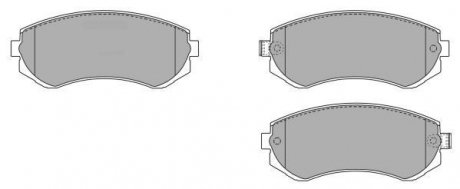 Колодки тормозные задние FBP-1558 FREMAX fbp1558