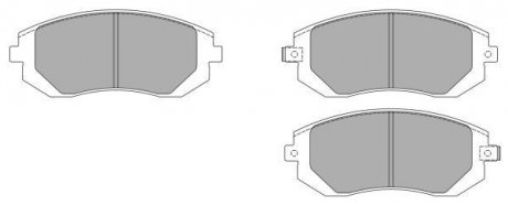 Купить Колодки тормозные передние FBP-1564 Subaru Impreza, Forester, Outback, Legacy, XV FREMAX fbp1564 (фото1) подбор по VIN коду, цена 1733 грн.