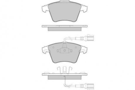 Колодки тормозные передние FBP-1633 FREMAX fbp1633