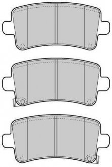 Купить Колодки тормозные задние FBP-1662 SAAB 9-5, Opel Insignia, Chevrolet Malibu FREMAX fbp1662 (фото1) подбор по VIN коду, цена 1470 грн.