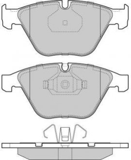 Купити КОЛОДКИ ГАЛЬМІВНІ ПЕРЕДНІ FBP-1664 BMW E91, X1, E90, E92, E93, Ford Galaxy FREMAX fbp1664 (фото1) підбір по VIN коду, ціна 1890 грн.