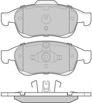 Купити КОЛОДКИ ГАЛЬМІВНІ ПЕРЕДНІ FBP-1679 Renault Megane, Fluence, Dacia Duster, Renault Scenic, Grand Scenic, Duster, Ford Mondeo, Renault Captur FREMAX fbp1679 (фото1) підбір по VIN коду, ціна 1470 грн.