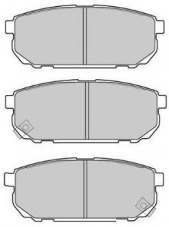 Колодки тормозные задние FBP-1701 FREMAX fbp1701