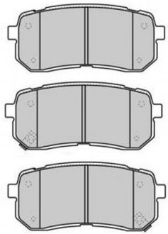 Купить Колодки тормозные задние FBP-1712 KIA Carnival, Hyundai H-1, IX55, KIA Sorento FREMAX fbp1712 (фото1) подбор по VIN коду, цена 1313 грн.