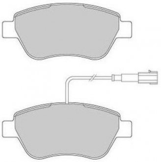 Купить Колодки тормозные передние FBP-1726 Fiat Punto, Grande Punto, Citroen Nemo, Alfa Romeo Mito, Peugeot Bipper, Fiat 500 FREMAX fbp1726 (фото1) подбор по VIN коду, цена 1575 грн.