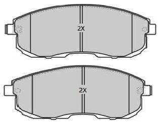 Купити КОЛОДКИ ГАЛЬМІВНІ ПЕРЕДНІ FBP-1819 Suzuki SX4, Nissan Tiida, Juke, Renault Latitude, Nissan Teana FREMAX fbp1819 (фото1) підбір по VIN коду, ціна 1575 грн.