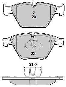 Купить Колодки тормозные передние FBP-1858 Peugeot 508 FREMAX fbp1858 (фото1) подбор по VIN коду, цена 3229 грн.