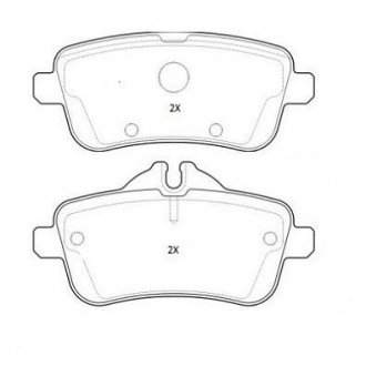 Купити Колодки гальмівні задн FBP-1917 Mercedes M-Class, CLA-Class, GL-Class, GLE-Class, W176, GLA-Class, GLS-Class FREMAX fbp1917 (фото1) підбір по VIN коду, ціна 1424 грн.