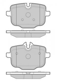 Купити Колодки гальмівні задн FBP-1966 BMW F13, F12, F11, F10, F06, G11, G30, G31, G32, X3 FREMAX fbp1966 (фото1) підбір по VIN коду, ціна 2969 грн.