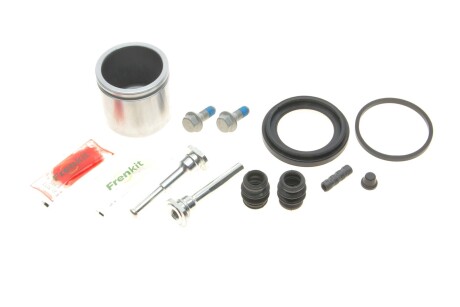 Ремкомплект супорта (переднього) Nissan Micra 1.6 11- (d=54mm) (+ поршень/направляюча)) SuperKit FRENKIT 754677