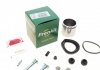 Купити Ремкомплект супорта (переднього) Toyota Corolla 01-09 (d=57mm)(Lucas)(+ поршен/направляюча) SuperK Toyota Corolla FRENKIT 757516 (фото1) підбір по VIN коду, ціна 764 грн.