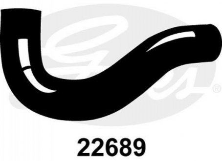 Купить Шланг резиновый Toyota Rav-4 Gates 22689 (фото1) подбор по VIN коду, цена 290 грн.