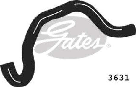 Вигнутий патрубок системи охолодження Gates 3631