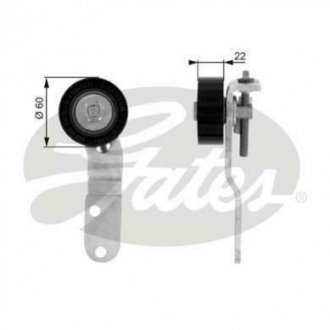 Купить Ролик модуля натяжителя ремня Ford Fiesta, Escort Gates t36074 (фото1) подбор по VIN коду, цена 1041 грн.
