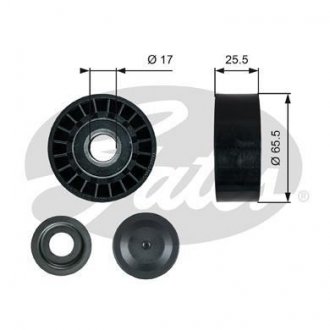 Купить Обводний ролик Porsche Cayenne, Audi A7, A6, Volkswagen Touareg, Audi Q7, A8, Porsche Panamera, Audi A5, A4, Q5, Volkswagen Phaeton Gates t36376 (фото1) подбор по VIN коду, цена 815 грн.